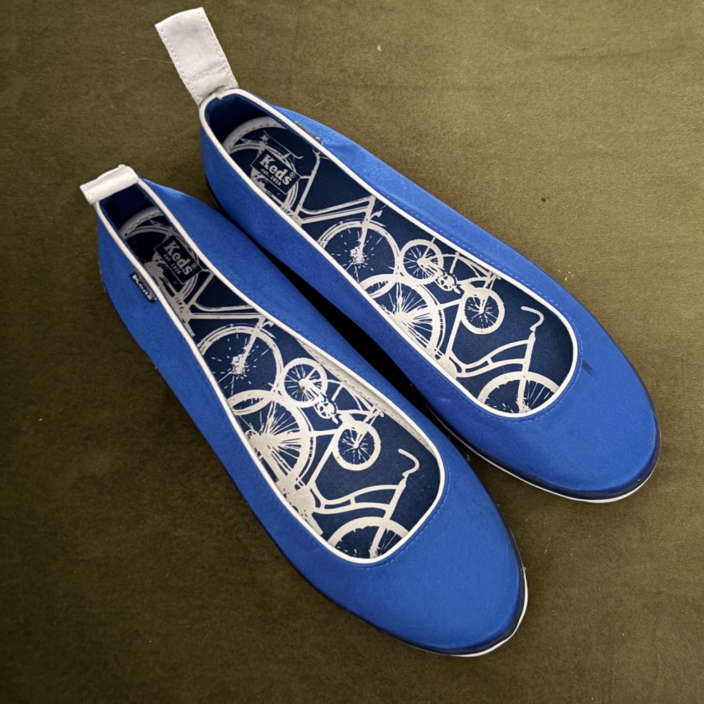 Keds Women's Vibrant Blue Flats